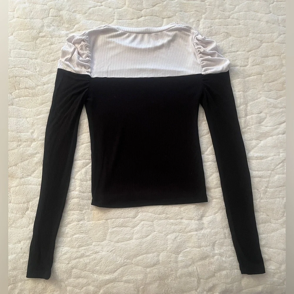 Zara ribbed puff